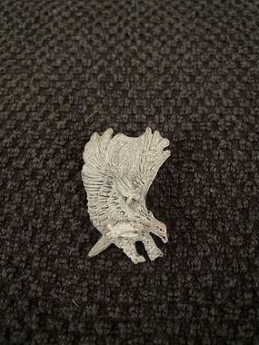 Vintage Eagle Pin Brooch - Detailed Flying Eagle